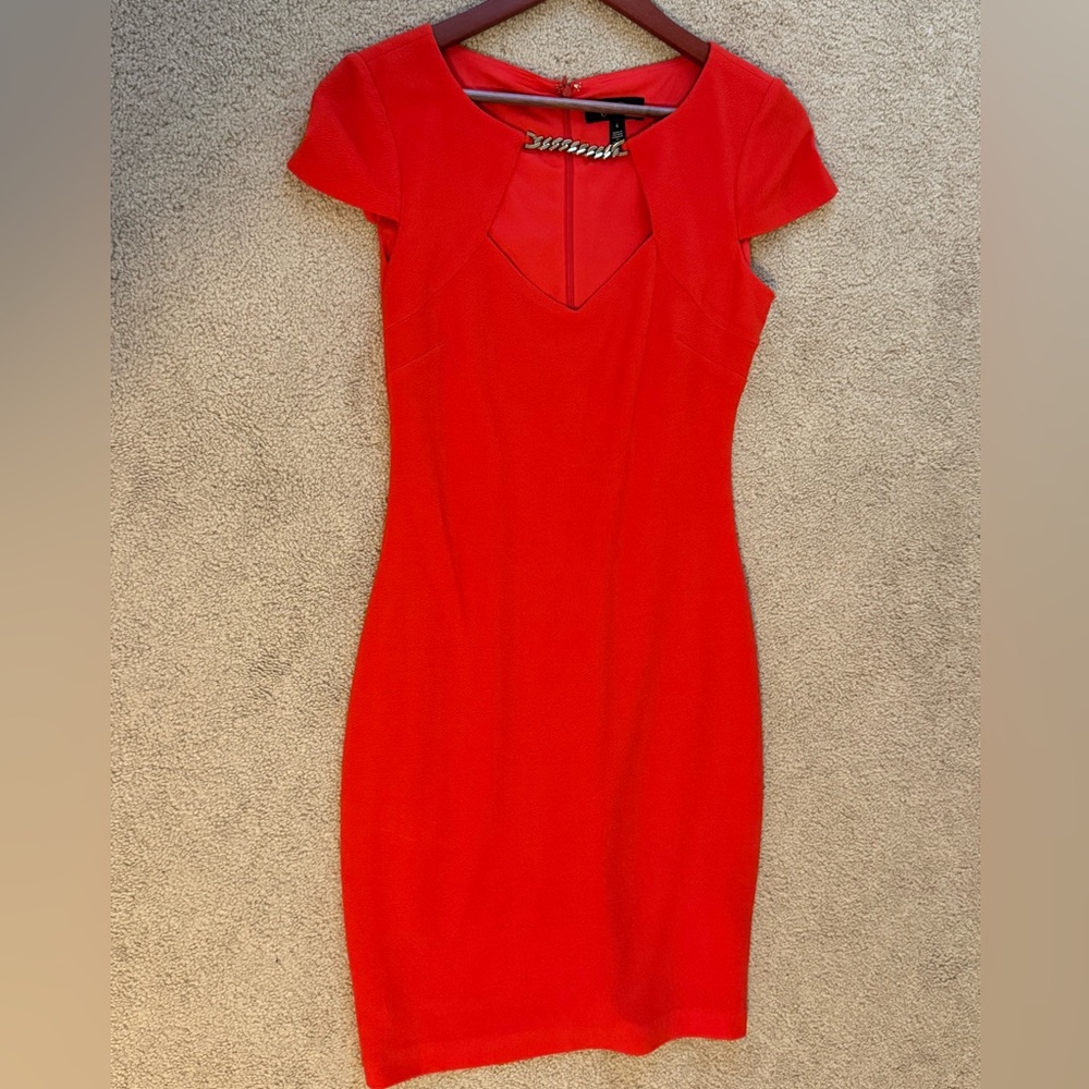 Jessica Simpson Vibrant Red Mini Dress